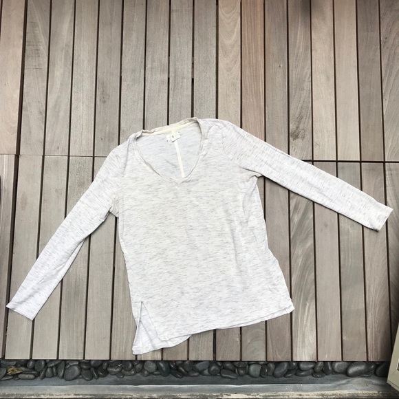 Lou & Grey | White and Grey Striped Long Sleeve - Picture 2 of 8